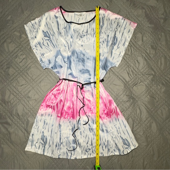 Pure Silk Short Sleeve Nightgown - Picture 4 of 4